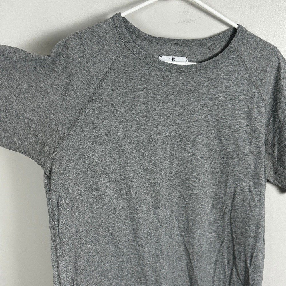 Reigning Champ Canada Grey Short Sleeve Crew Neck T-Shirt Mens Size Large Tee - Picture 8 of 9